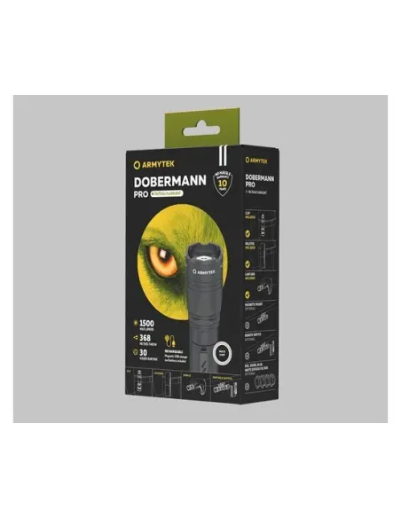 Φακός Armytek Dobermann Pro Magnet USB White