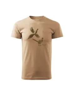 Chameleon Melleri Pheasant Beige Short Sleeve T-Shirt