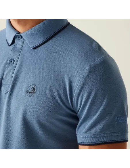 T-Shirt Polo Regatta Tadeo II Cor Blu/Navy