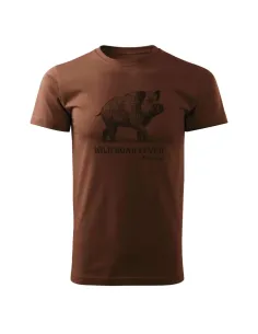 Chameleon Minima Wild Boar Short Sleeve T-Shirt Brown