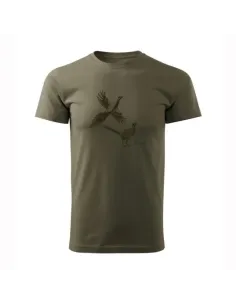 Chameleon Mossy Pheasant Olive Short Sleeve T-Shirt