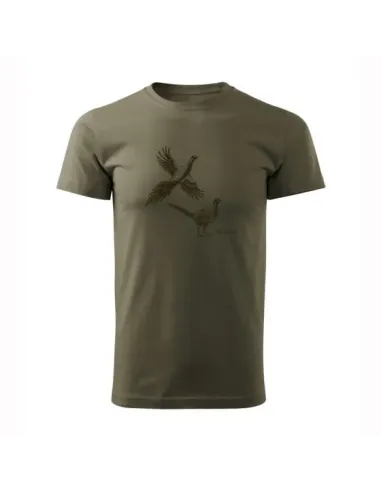 Chameleon Mossy Pheasant Olive Short Sleeve T-Shirt