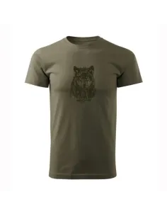 Chameleon Mossy Wolf Olive Short Sleeve T-Shirt